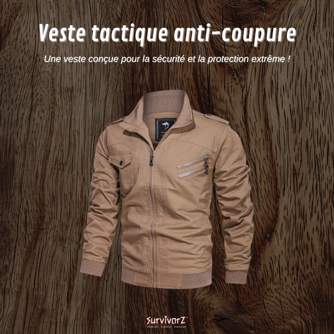 Veste tactique anti-coupure