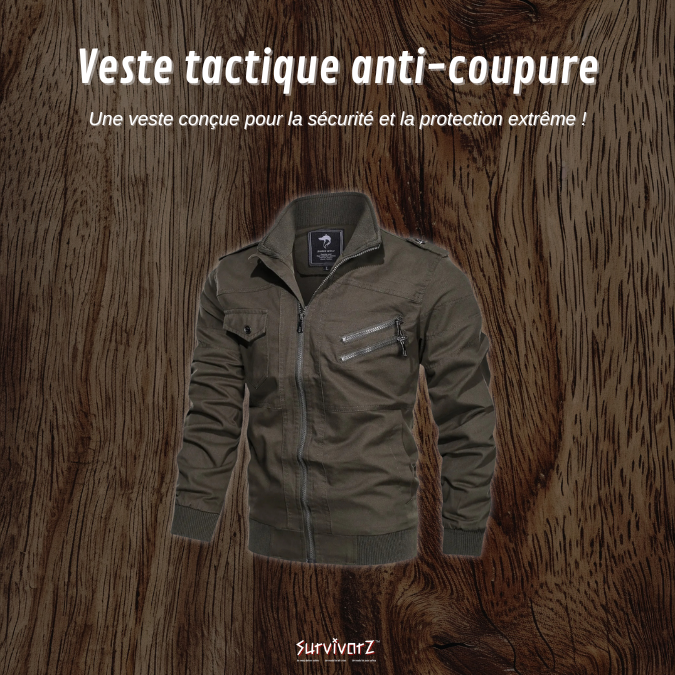 Veste tactique anti-coupure