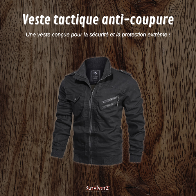 Veste tactique anti-coupure