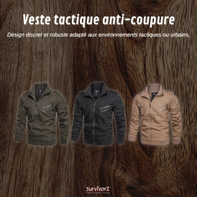 Veste tactique anti-coupure
