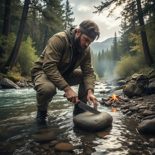 Affûter un couteau sans pierre | 4 astuces de survie