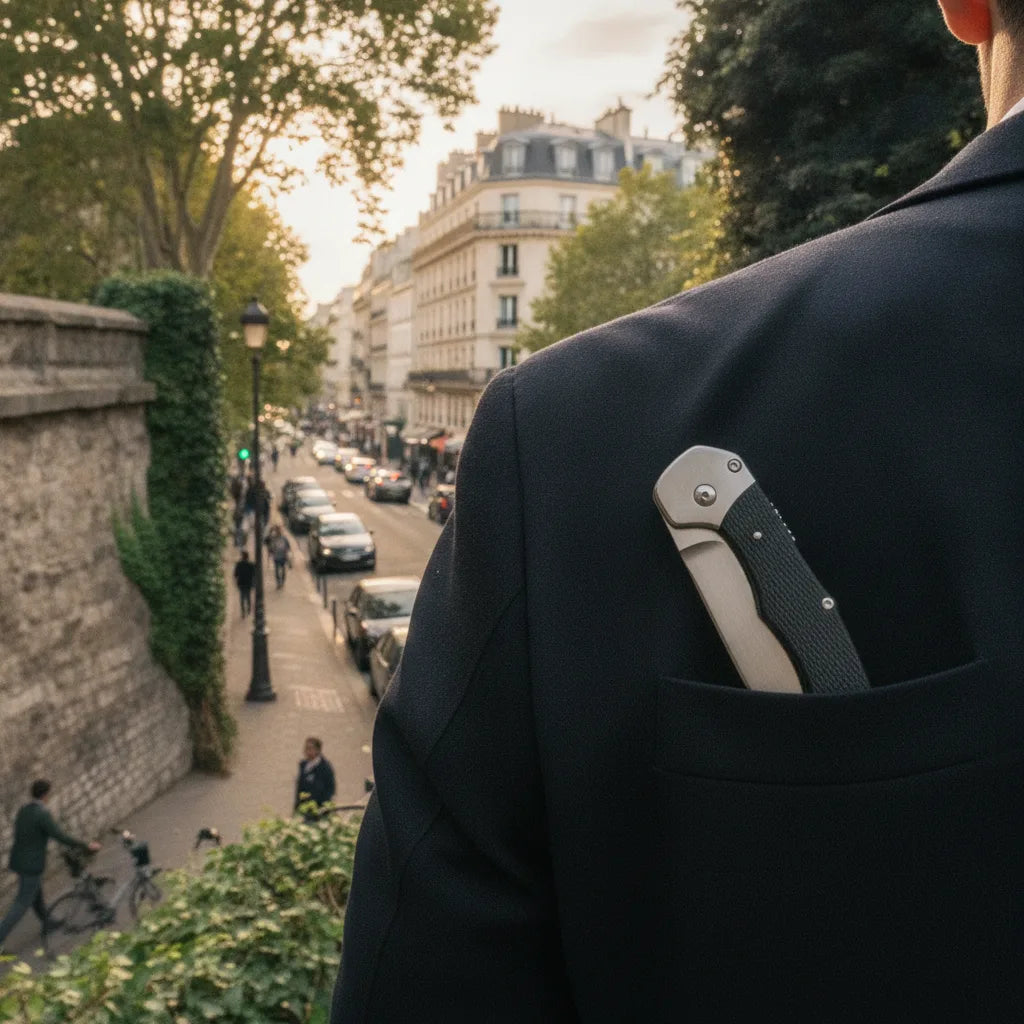 Couteau pliant légal en Île-de-France | Guide 2026