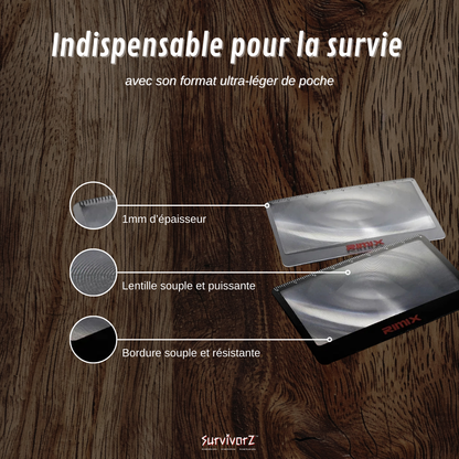 Carte-Loupe Allume-feu