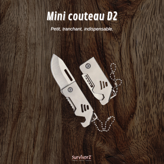 Mini couteau SurvivorZ-D2